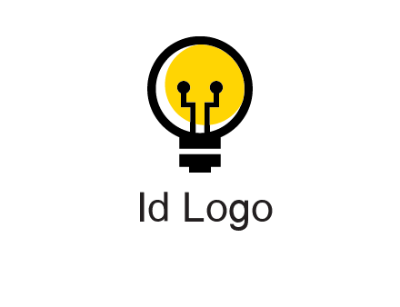 science logo with light bulb