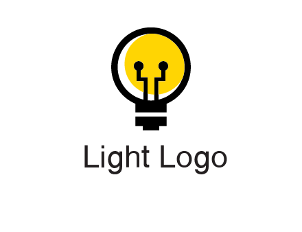 science logo with light bulb