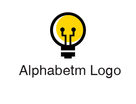 science logo with light bulb