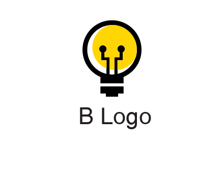 science logo with light bulb