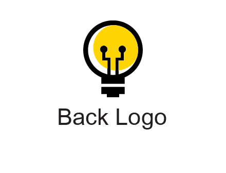 science logo with light bulb