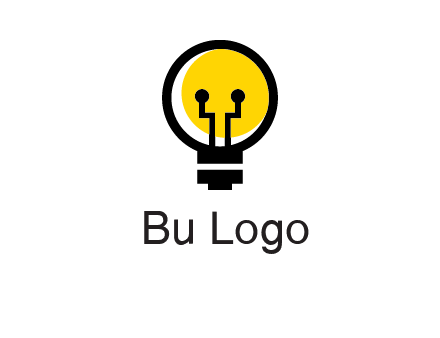 science logo with light bulb