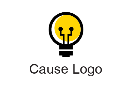 science logo with light bulb