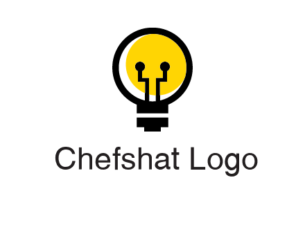 science logo with light bulb