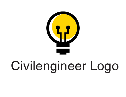 science logo with light bulb