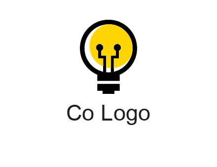 science logo with light bulb