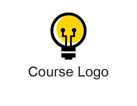 science logo with light bulb
