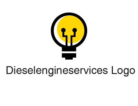 science logo with light bulb