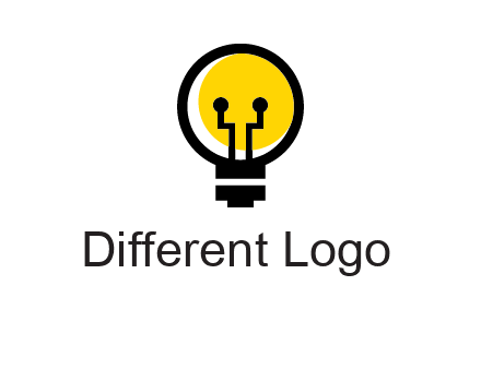 science logo with light bulb