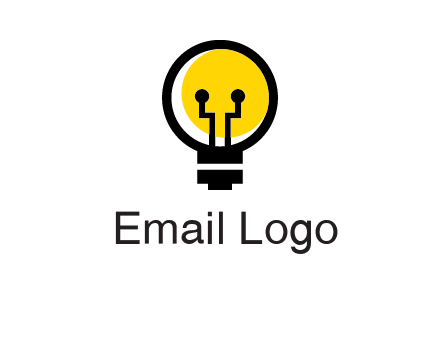 science logo with light bulb