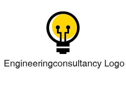 science logo with light bulb