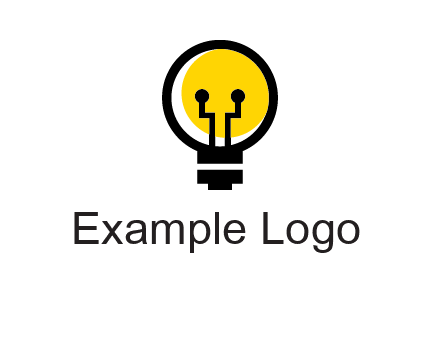 science logo with light bulb