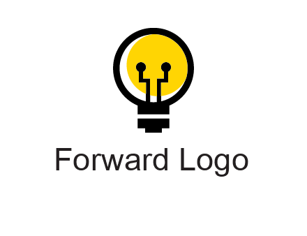 science logo with light bulb