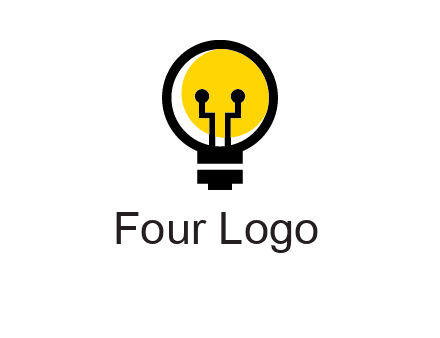 science logo with light bulb