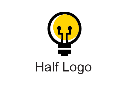 science logo with light bulb