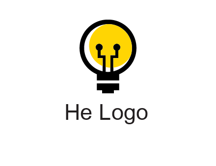 science logo with light bulb