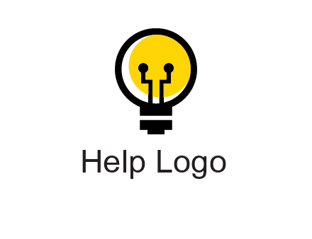 science logo with light bulb