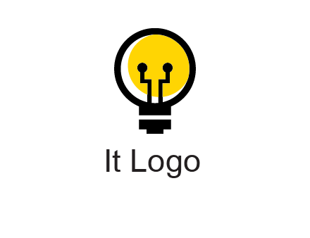 science logo with light bulb