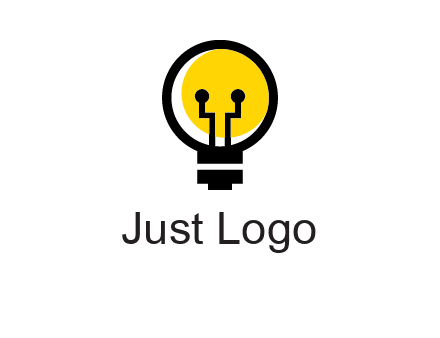 science logo with light bulb