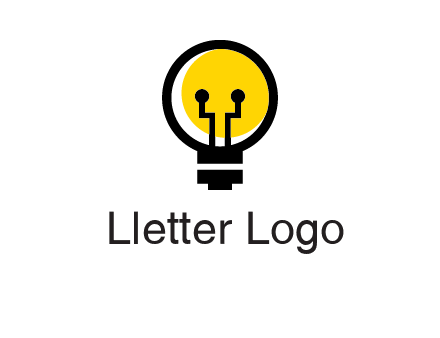 science logo with light bulb