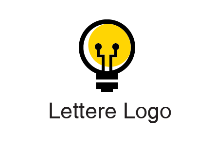 science logo with light bulb
