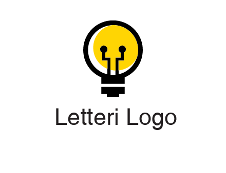 science logo with light bulb
