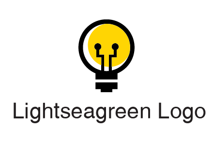 science logo with light bulb