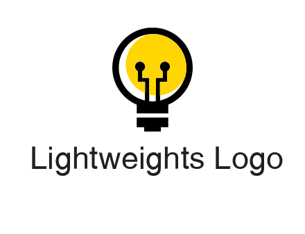 science logo with light bulb