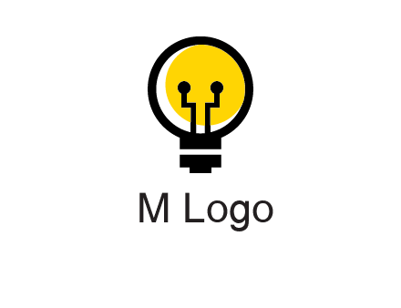science logo with light bulb