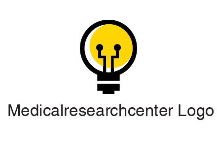 science logo with light bulb