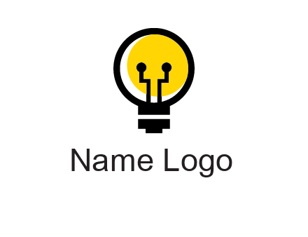 science logo with light bulb