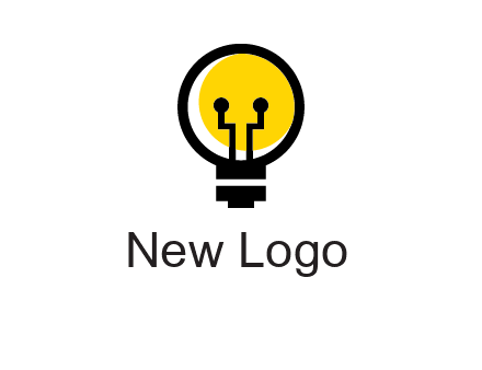 science logo with light bulb