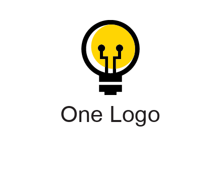 science logo with light bulb
