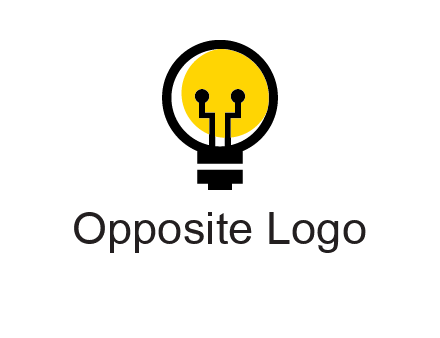 science logo with light bulb