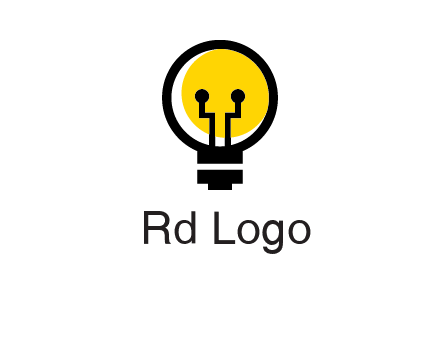 science logo with light bulb