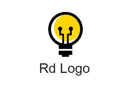 science logo with light bulb