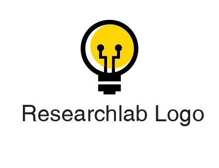 science logo with light bulb