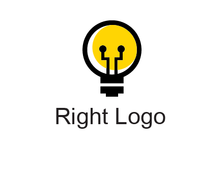science logo with light bulb