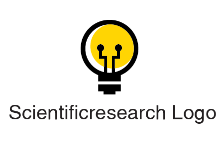 science logo with light bulb