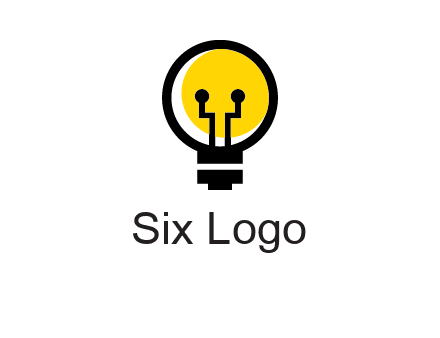 science logo with light bulb