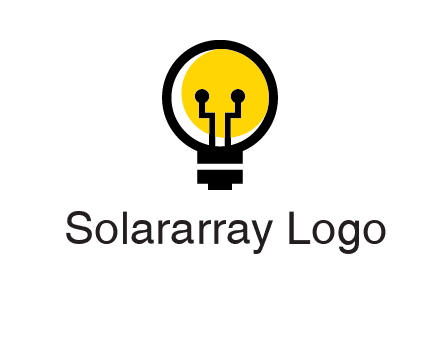 science logo with light bulb