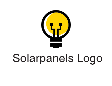 science logo with light bulb