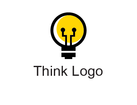 science logo with light bulb