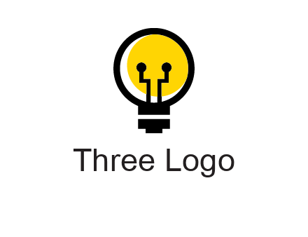 science logo with light bulb
