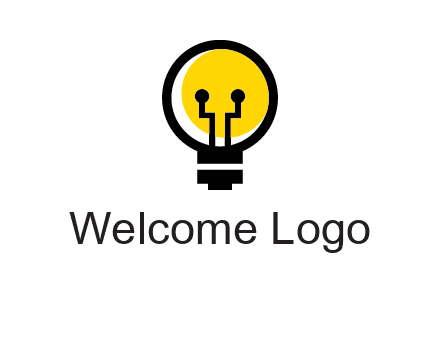 science logo with light bulb