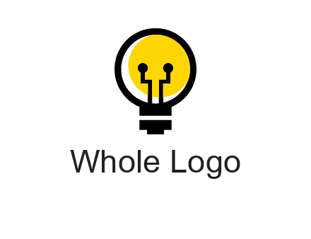 science logo with light bulb