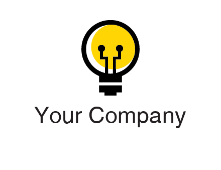 science logo with light bulb