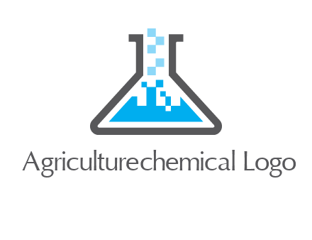 pharmacy logo with flask