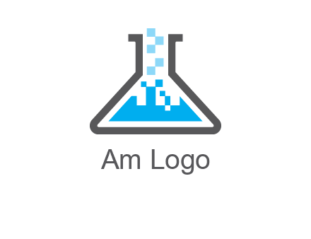 pharmacy logo with flask