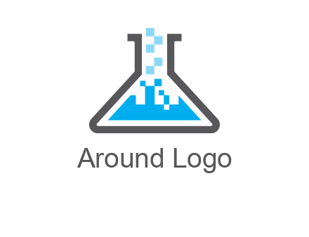 pharmacy logo with flask